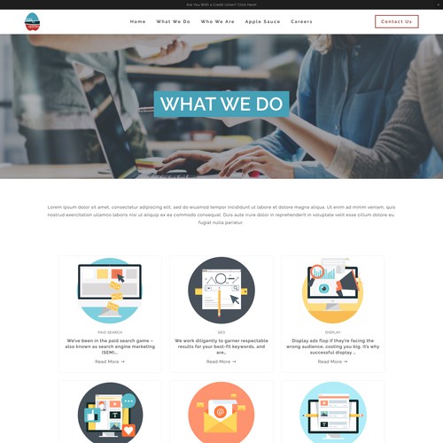 Redesign for Digital Marketing Company