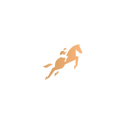 Horse riding logo design