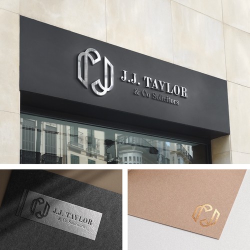 J.J. TAYLOR Monoline Logo Design