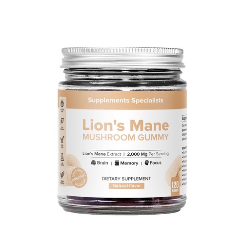 Lion's Mane Mushroom Gummy
