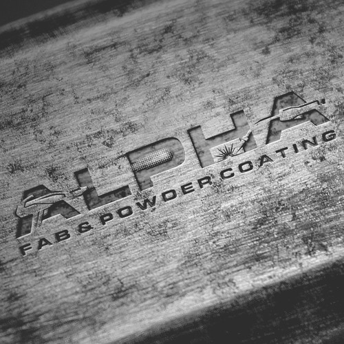 Alpha Fab & Powder Coating Logo