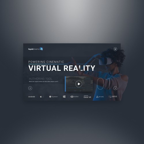 Liquid Cinema VR website