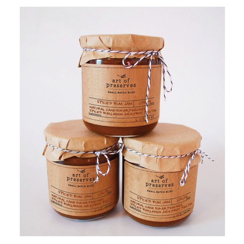 Design a fabulous label for indie food company jars.