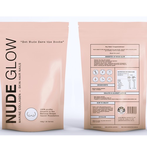 Minimalist Packaging for NUDE.