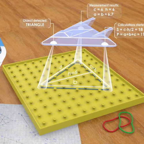 Augmented reality geoboard