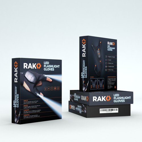 RAK Led Flashlight Gloves