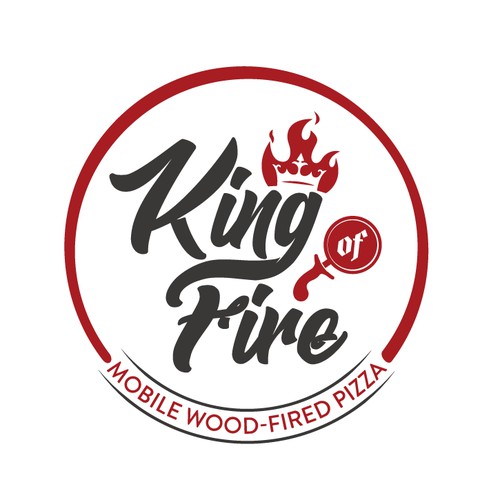 Logo concept for mobile pizza company