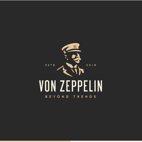 齐柏林Crea el logo de Von Zeppelin