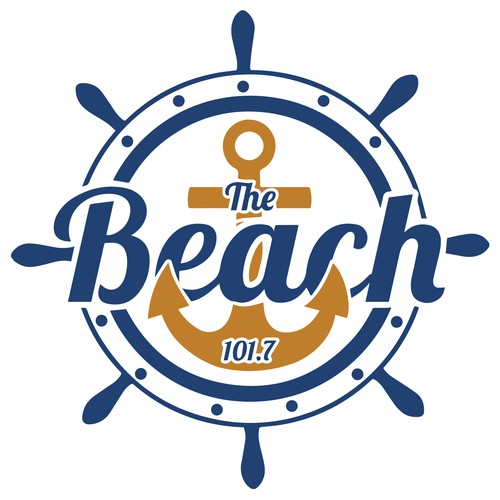 The Beach 101.7 Logo