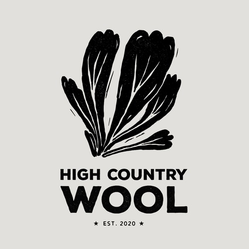 Logo for a wool farm