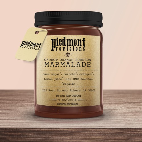 Re-design labels for hip, local, organic food product line