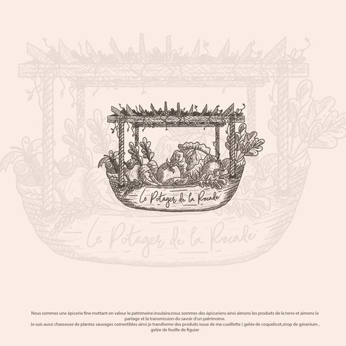 Classic logo for Le Potager de La Rocade