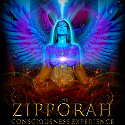 Psychedelic visionary graphic for Conscious Zipporah