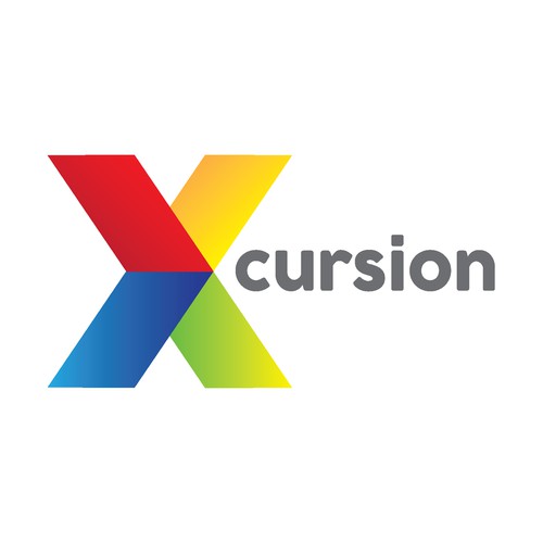 Simple Xcursion Logo Concept