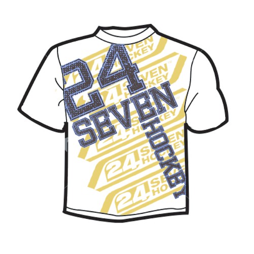 Create the next t-shirt design for 24 Seven Hockey Corporation