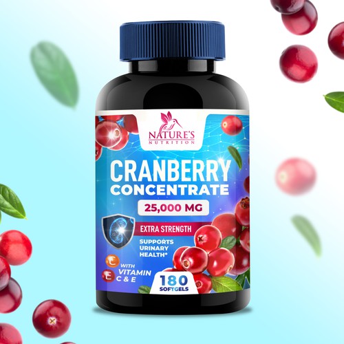 Cranberry Concentrate Supplement design