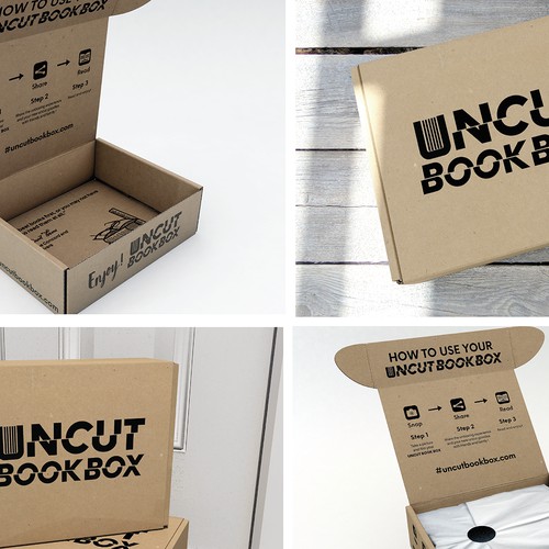 Packaging for a subscription book box