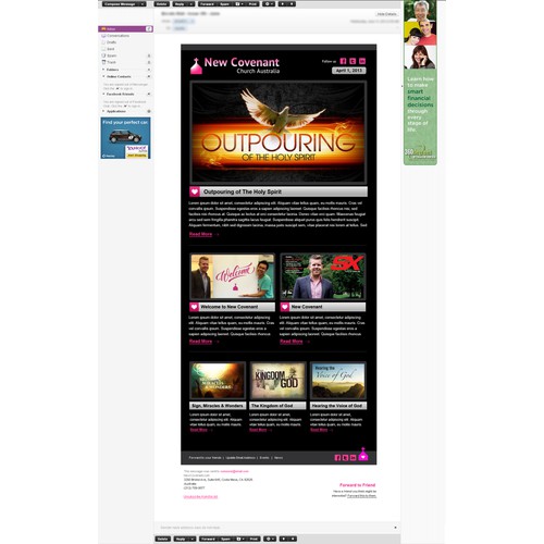 Newsletter Template for  New Covenant Church Australia