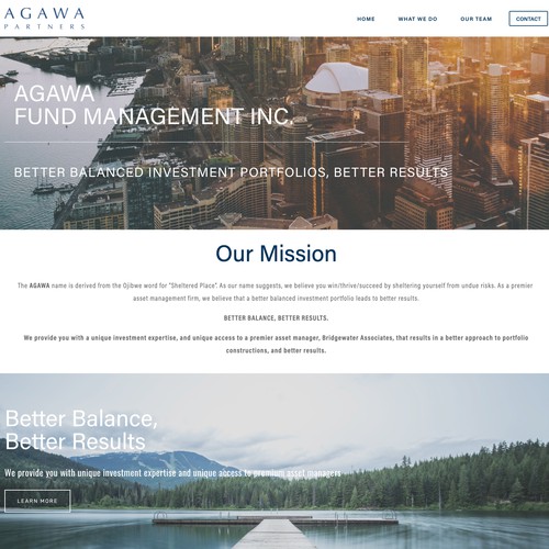 Modern Financial Design for Management Firm