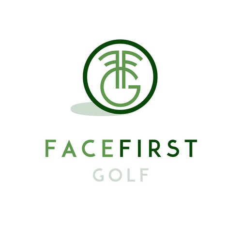 Face first golf Logo