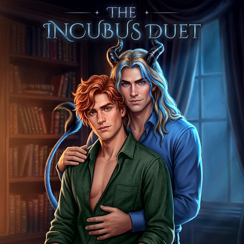 Custom Book Cover Illustration — Paranormal Fantasy Romance