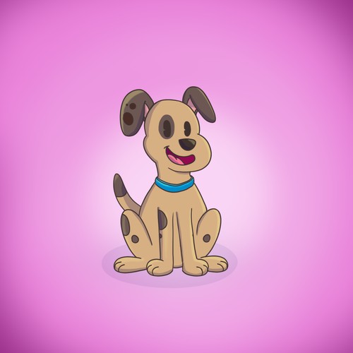 Happy Dog Cartoon