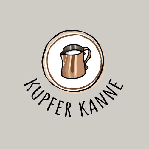 Logo for a coffee café
