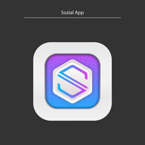 Sozial App Icon Design