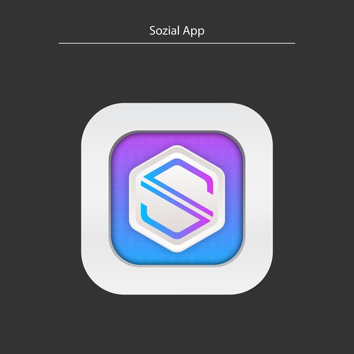 Sozial App Icon Design
