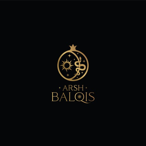 Arsh Balqis | Mystical & otherworldly logo for spiritual healing services business
