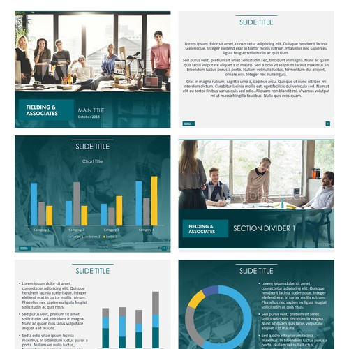 PowerPoint template for Fielding & Associates