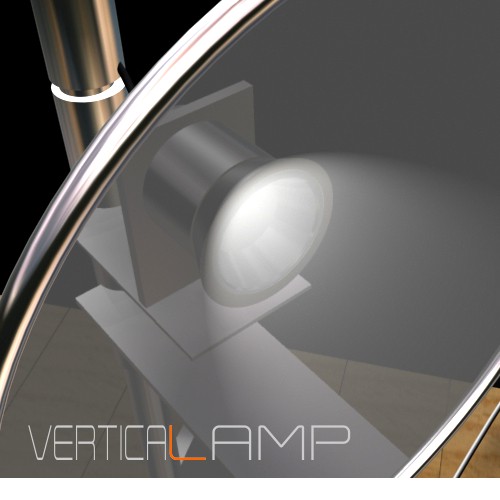 Vertical lamp - product design