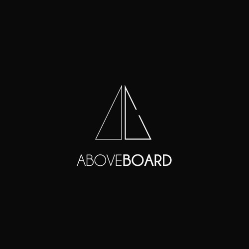 Clean Simple logo concept for Above Board