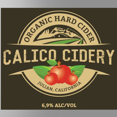 Label for an Organic Hard Cider