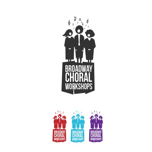 Create a logo for Broadway Choral Workshops