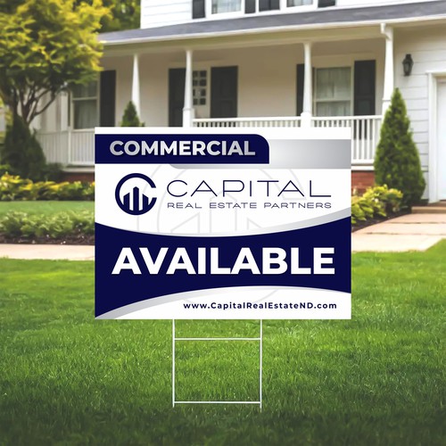 Commercial Real Estate Signage Design for Capital Real Estate Partners