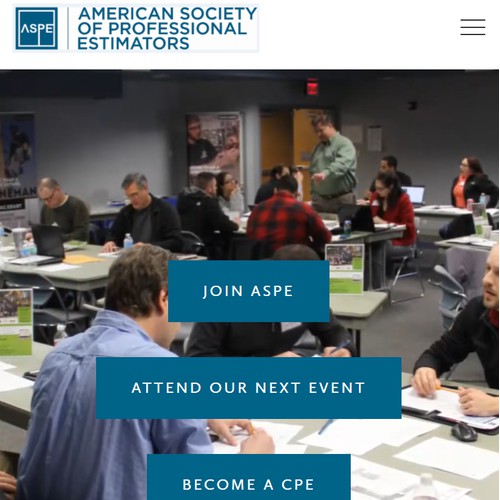 Website Design for Estimating Organization 