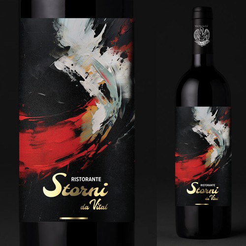 Wine label design