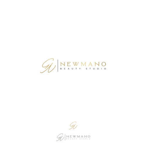 Luxe logo design for beauty studio