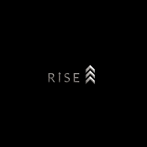 Rise Minimal logo for sports apparel brand 
