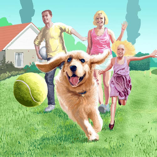Help Contain My Dog.com with a new illustration