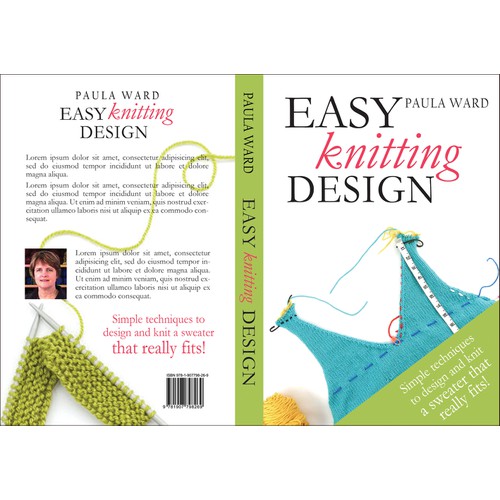 Create the next book or magazine cover for Easy Knitting Design