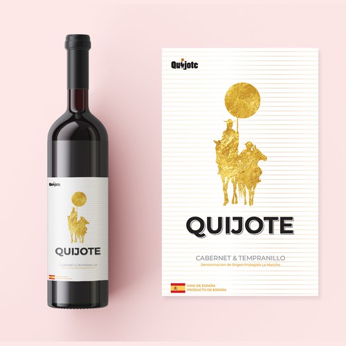 Label Wine - QUIJOTE