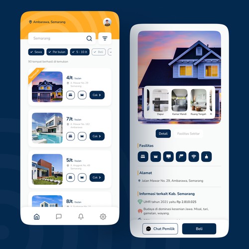 Real Estate - UI Mobile App
