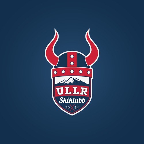 Create logo for ULLR SKIKLUBB (Norwegian skiing club)