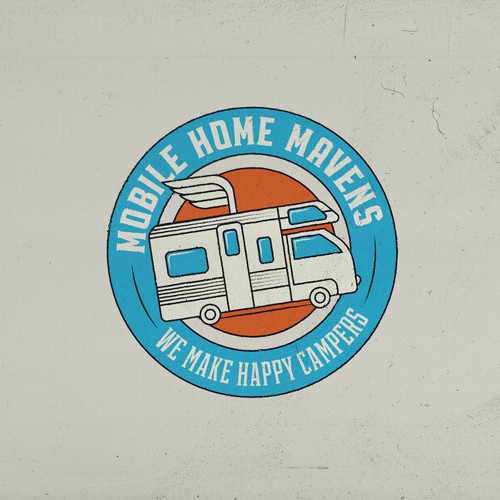 Logo concept for a mobile home company