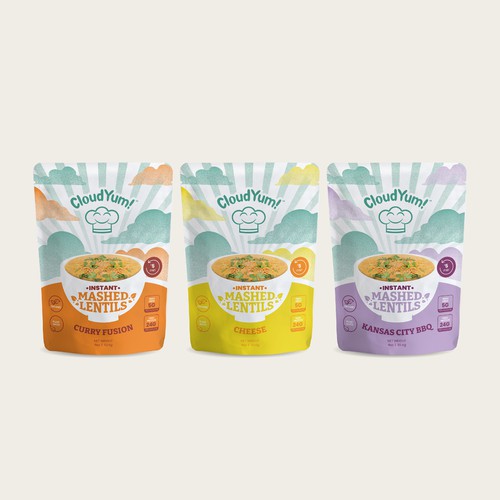 Pouch Packaging design for Food Brand