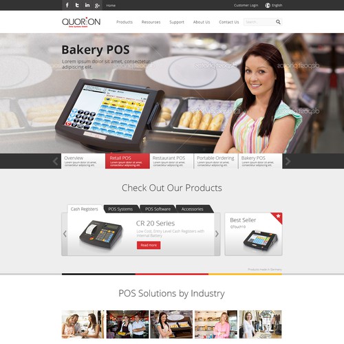 QUORiON - B2B website design