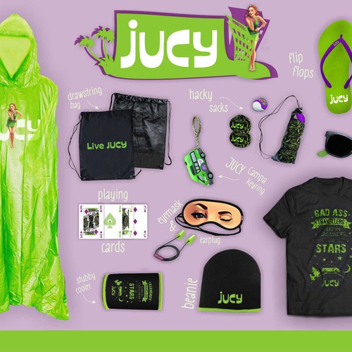 JUCY Flatpack Merchandise