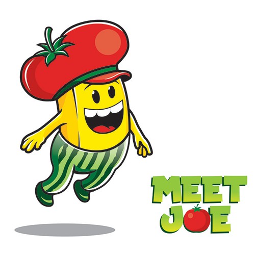 "meet Joe" Mascot Illustration 